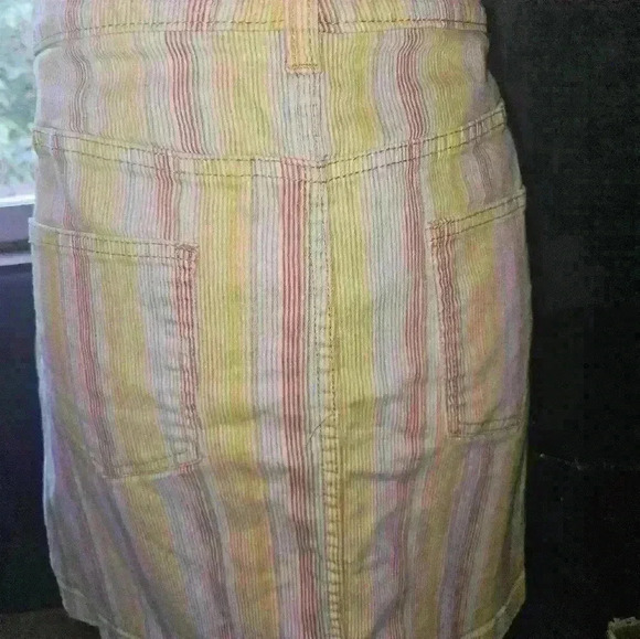 Maeve Anthropologie Womans Striped Skirt Size 16. - Picture 7 of 12